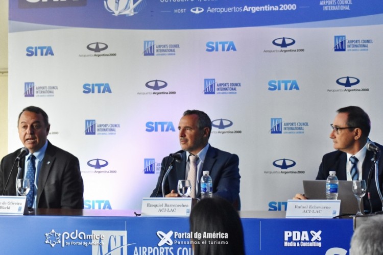 de Oliveira; Barrenechea y Etchevarne responden a la prensa en conferencia #PDAenACILAC2022