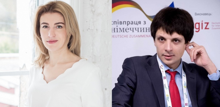 Mariana Oleskiv y Pavlo Kukhta.